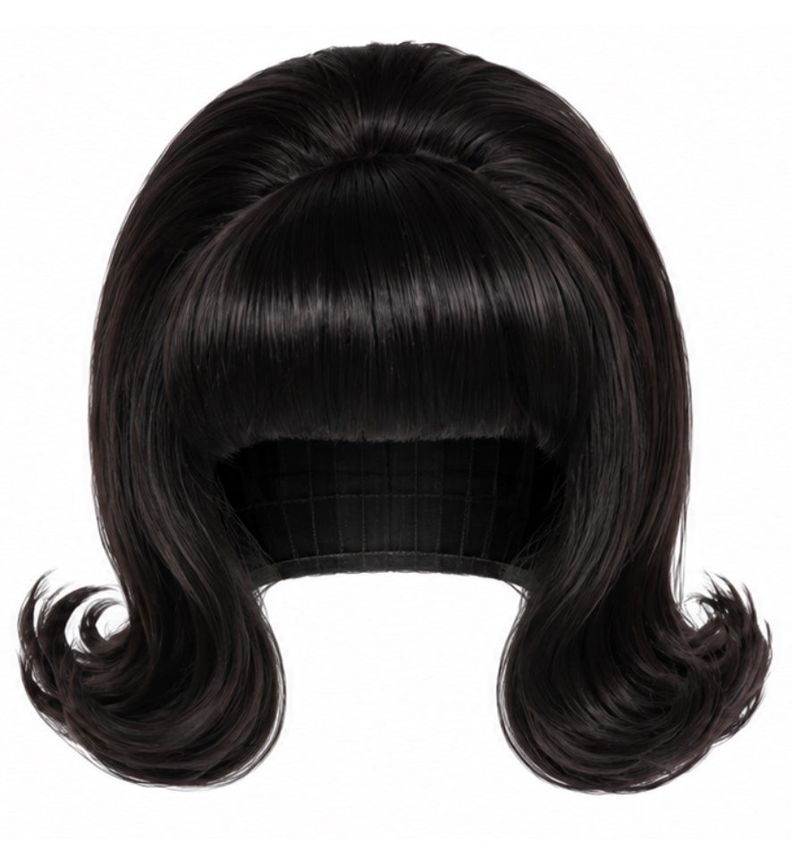 60s Space Age Alien Short Bob Wig with Bangs