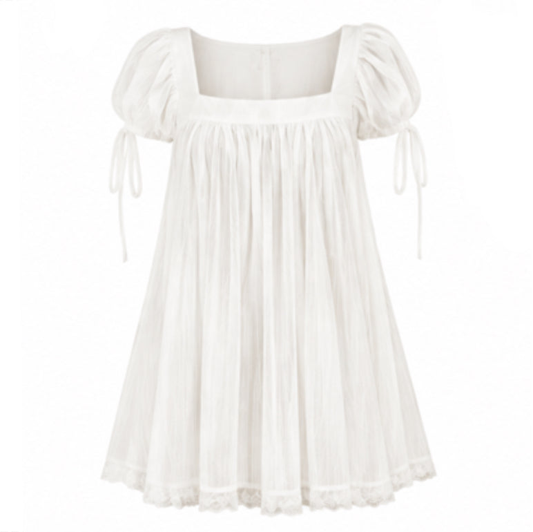 Cupid White Flowy Short Dress