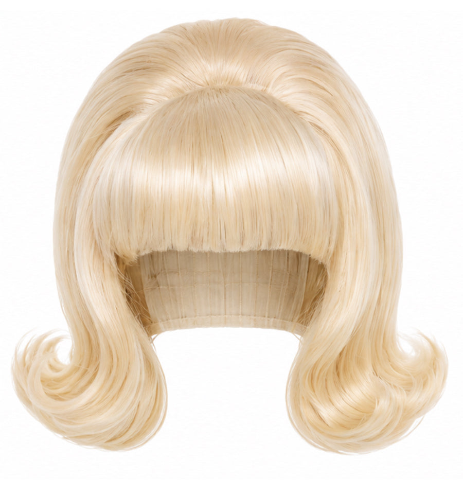 60s Space Age Alien Short Bob Wig with Bangs