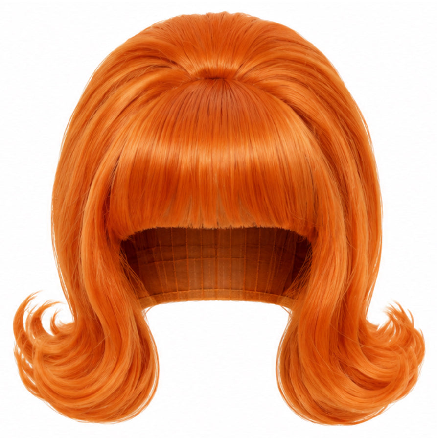 60s Space Age Alien Short Bob Wig with Bangs