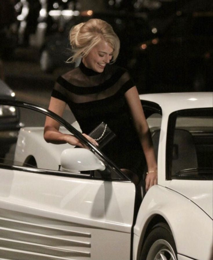 The Wolf of Wall Street Naomi Lapaglia Black Dress
