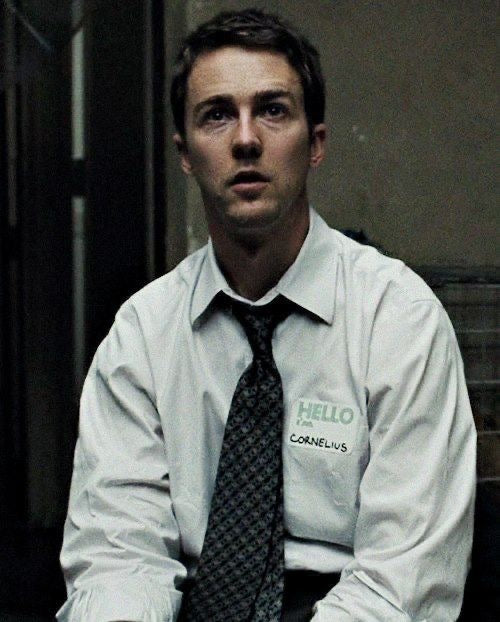 Fight Club The Narrator Black Tie
