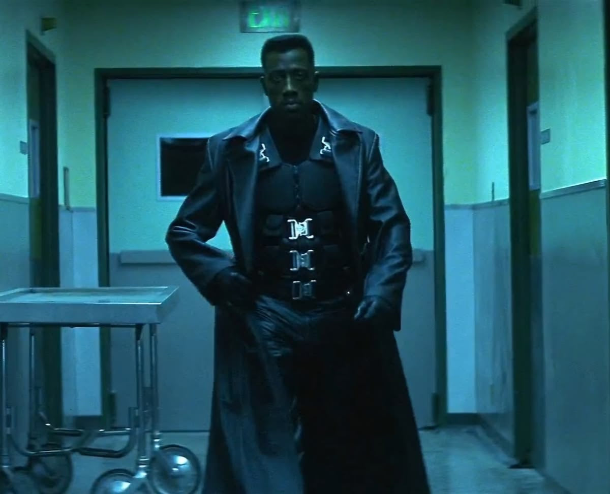 Blade Leather Trench Coat