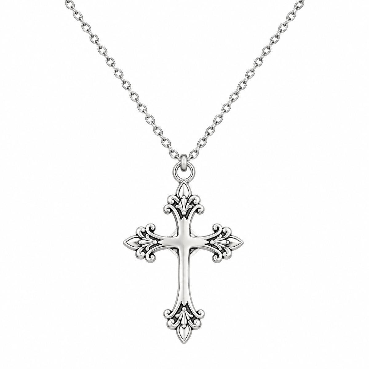 The Craft Nancy Downs Silver Cross Necklace