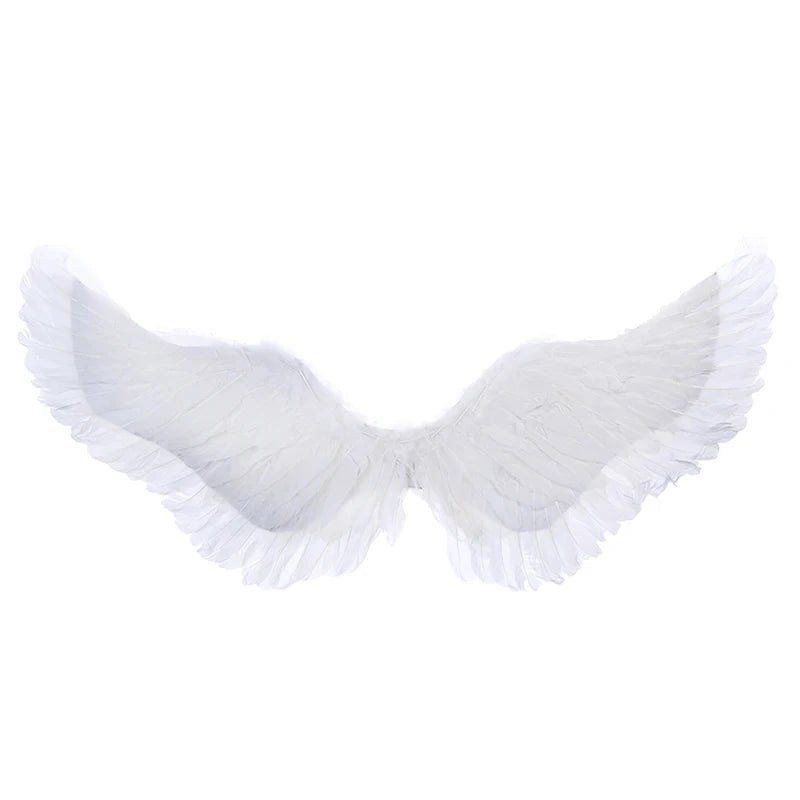 Cupid White Angel Feather Wings