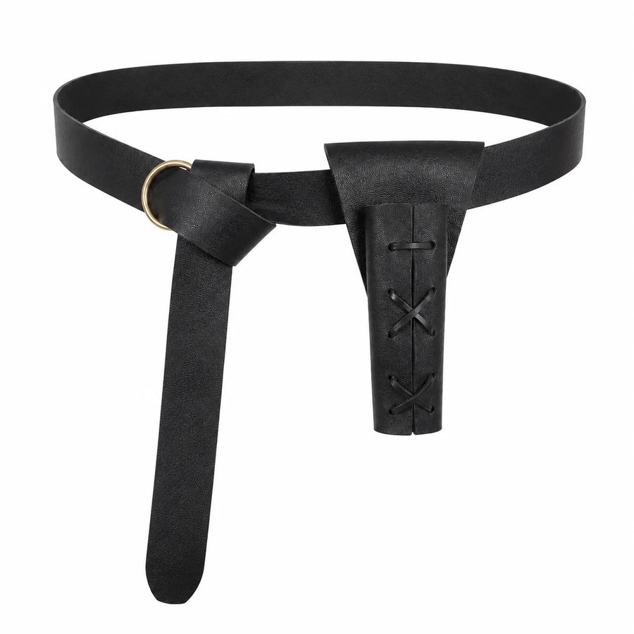 Romeo Montagu Leather Belt with Sword Sheath